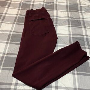 Good American Burgundy Jeans size 10/30